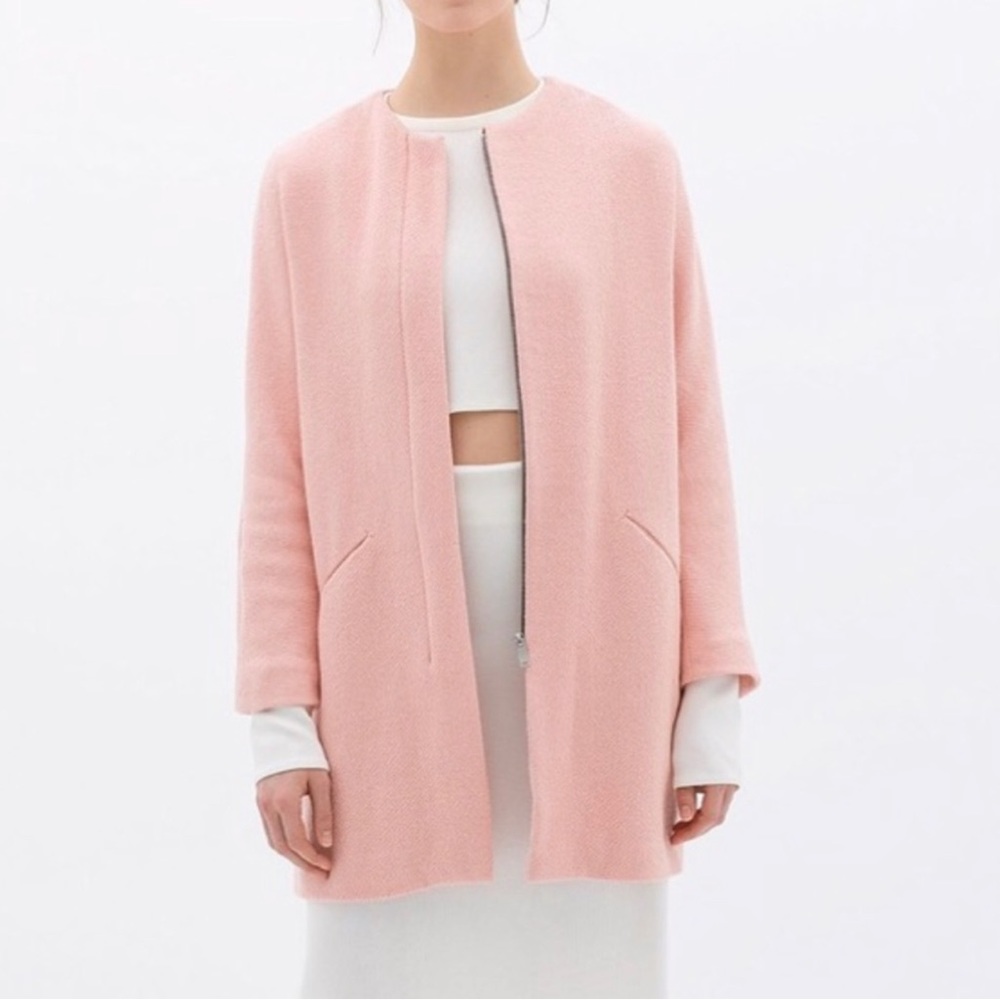 Zara pink coat